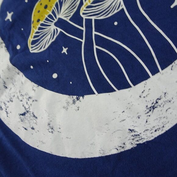 Instant Message Moon Mushrooms 100% Cotton Shirt Size M - Picture 7 of 11